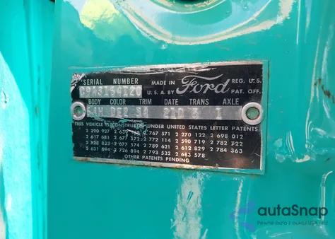 1959 Ford Fairlane from USA, damaged, VIN C9AS164120